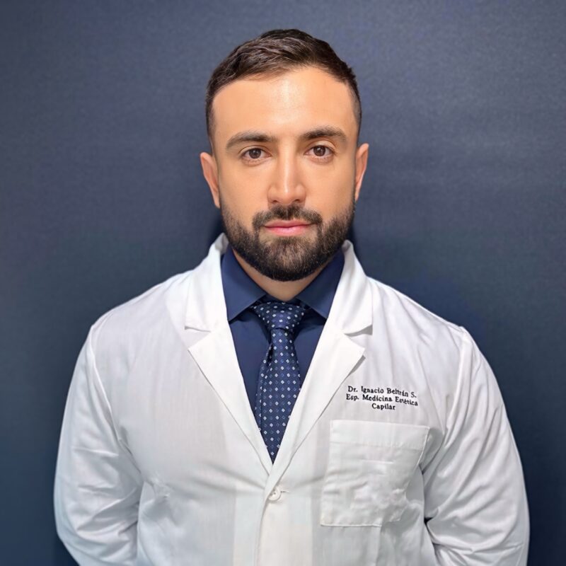 Doctor Ignacio Beltrán Stuardo especialista en implante capilar en Clínica Apolo Chile
